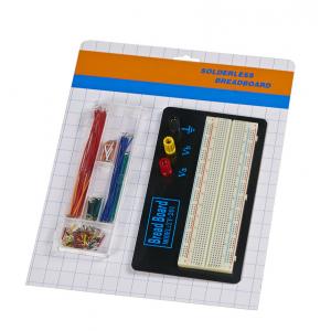 China Aluminum Plate Electronics Breadboard Kit 70 Pcs Jumper Wires Kits supplier