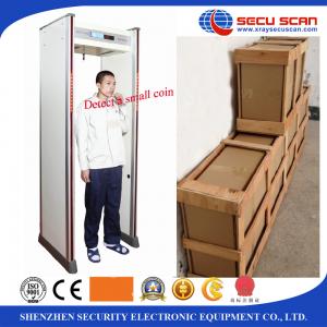 China 12 Zones Gantry Body Metal Detectors Detection Systems With Audio Alert supplier