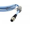 Waterproof M12 Ethernet Cable , Cat 6 Network Cable Durable PUR Jacket For FA