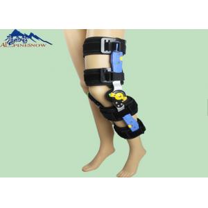 China Black Adjustable Knee Support Band Orthopedic Leg Support For Fracture Rehabilitation supplier
