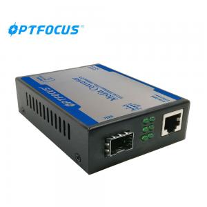 China LED Indicators Optical Media Converter 1 Port 1000M PSE 1KM SFP Long Lifespan supplier
