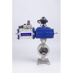 China Single Acting Pneumatic Segment Ball Valve supplier