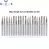 China 20PC Double Cut Carbide Burr Set 0.118&quot; (3mm) Shank, Rotary Tool Bits Cutting Burrs wholesale