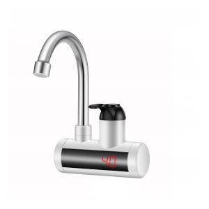 China Electric Deck Mounted Kitchen Faucet 3000W IPX4 Bathroom Sink Water Tap LVD supplier