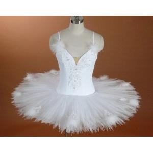 Swan lake dance costumes child and adult bitter fleabane ballet tutu dress white condole belt performance dance clothing