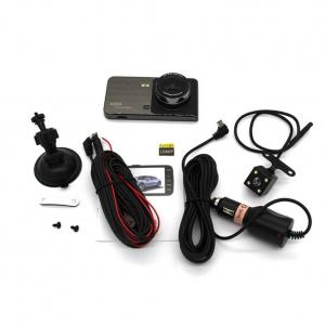 4" Automotive Bluetooth Dual Camera Dash Cam DVR 32GB +128GB