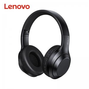 China Lenovo TH10 Foldable Over Ear Headphones Black Wireless Headphones Set supplier