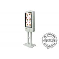 China 32in AIO Double Sided Self Service Ordering Kiosk With Capacitive Touch Screen on sale