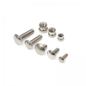 China Stainless steel carriage square neck screws bolt supplier