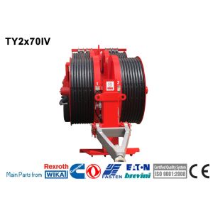 Conductor Stringing Equipment TY2x70IV Hydraulic Electric Cable Tensioner