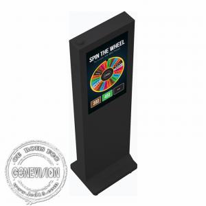 32" LCD Display Kiosk , Outdoor Free Standing Digital Signage