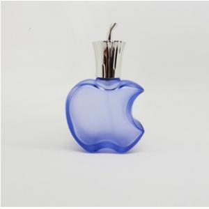 60ml jiangsu factory sell colorful apple shape empty glass perfume bottle