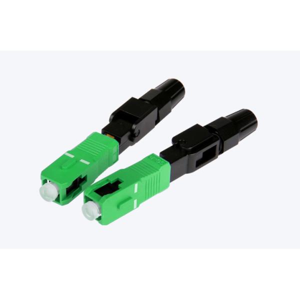 SC / APC Quick Connect Fiber Optic Connectors Field Assembly Connector