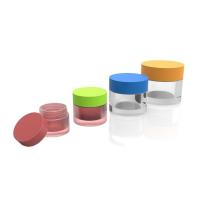 China AS Materials Round Shape Empty Plastic Jar for Nail Polish UV Gel 10g 20g 30g 50g 80g 100g on sale
