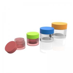 China AS Materials Round Shape Empty Plastic Jar for Nail Polish UV Gel 10g 20g 30g 50g 80g 100g supplier
