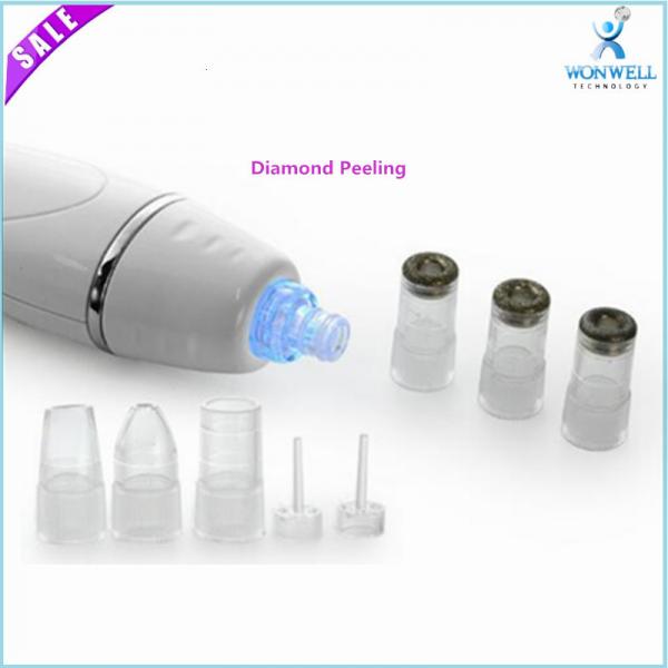 Diamond microdermabrasion machine for removal the aging keratin