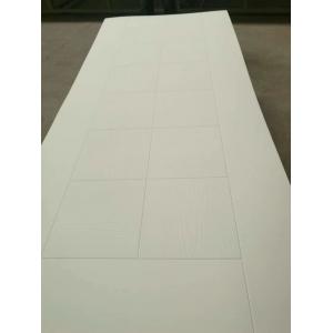 Simple White Melamine MDF Door Skin With Customized Printing Scratch Resistance