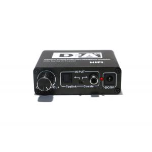China DC5V 5.1 Optical Fiber Converter , 3.5mm Digital To Analog Audio Converter supplier