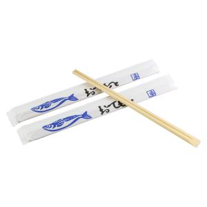 8" 9" Premium Polished Disposable Bamboo Chopsticks For Sushi Ramen Noodle
