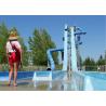 Fiberglass Aqua Loops Water Park Playground / High Speed Water Slide Pipe