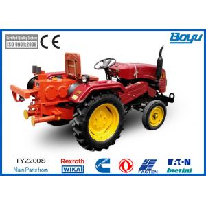 China 252 / 320mm Bull Wheel Tractor pulling machine 41 kN With 6 Groove Max steel rope 13mm supplier