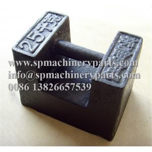 Sand moulded castings individual block shaped M1 and M2 OIML class grey iron castings weights 25KG