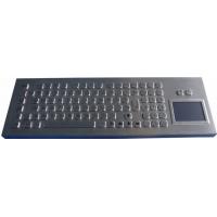 China Custom IP65 Dustproof Full Travel USB Wireless Keyboard With Touchpad , CE on sale