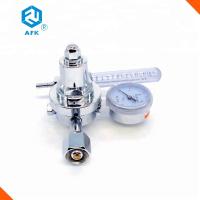 China Brass Plated Brass Air Regulator Low Pressure With Argon Flowmeter CE Approved on sale