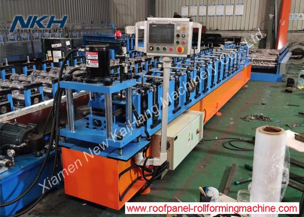 CE Metal Stud Truss Channel Roll Forming Machine For L Angle Light Green House 4mm thickness material