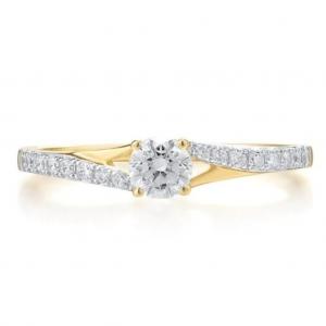 9K Gold Engagement Ring/Women's Ring Adele - Pre-Order
