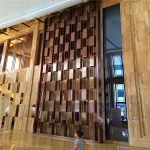 Modern Huge metal screen for decorative panel in hotel or restaurant metal work project