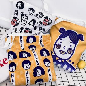 Korean version of cartoon character printing ladies small square shoulder bag messenger bag
