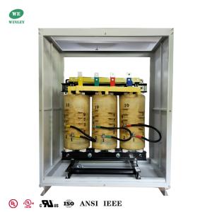 UL listed  112.5KVA Three Phase Dry Type Low Voltage Multi-Tap Transformer C Class Insulation 240V To 480V NEMA 3R