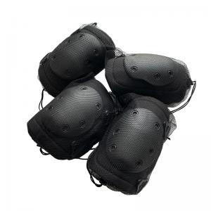 Green Knee and Elbow Pads for Flexible Sport Protection in Outdoor Training