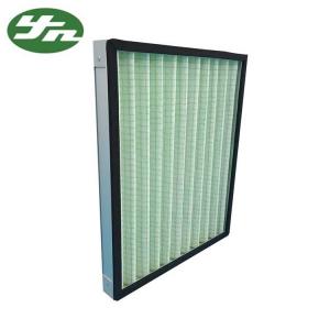 China Mini Pleat G4 Pre Air Filter Ventilation System Synthetic Media Aluminum Alloy Frame supplier