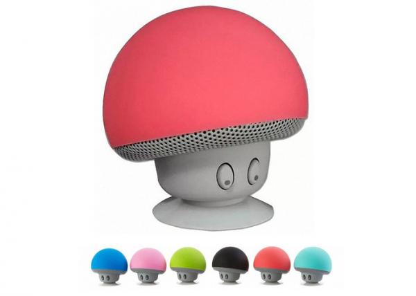 Colorful Cartoon Mushroom Bluetooth Speaker , Portable Wireless Mini Speakers