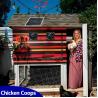 High Efficiency 12W Solar Panel Solar Powered Fan for Chicken Coop, Dog House, Outside Shed Greenhouse