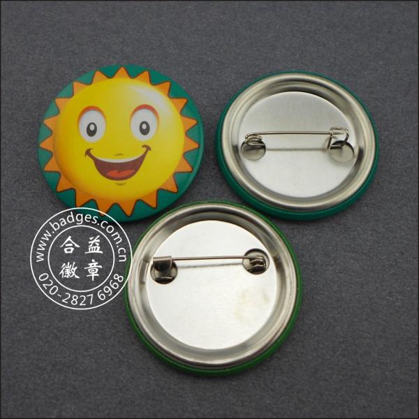 tin badges ABC bank the smiley badges package printing badge MK01