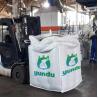 China 1-2 tons FIBC bulk bag With Baffle Qbag Pp big bags for Packing tapioca corn wheat grain wholesale