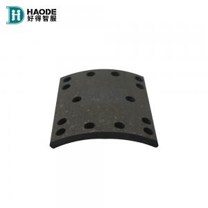 HAODE International 14-Hole Steel Wool Fiber Truck Brake Pads with 15-30 Days Delivery