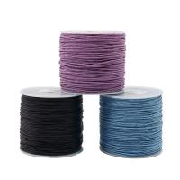 China 1mm Cotton Braided Yarn Count Colorful Wax Thread for Universal Hand Knitting Jewelry on sale