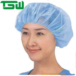 China Lightweight PP SMS Disposable Bouffant Caps For Nurse wholesale