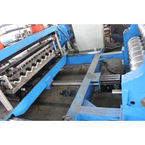 China Hydraulic Control System Steel Silo Corrugated Roll Forming Machine For Sidewall supplier
