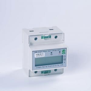 China Wifi Rs485 Prepaid Electronic Energy Meter Single Phase Electronic Watt Hour Meter supplier