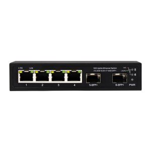 China Interruptor Ethernet 10g sin administrar 4 puertos 2.5G con puertos 10G SFP+ supplier
