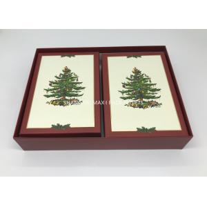 China Square Jumbo Pre Wrapped Christmas Gift Boxes  All Sizes Offset Printing Semi Auto Made supplier