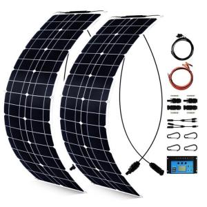 China 300W Monocrystalline Usb Solar Panel Kit For Motorhome 50A 12-24V supplier