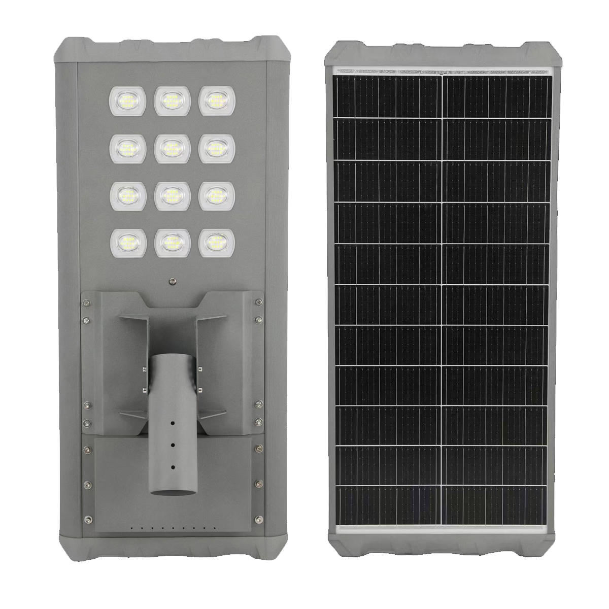 China High Lumen All In One Solar Street Light with 4800-12000LM IP65 Waterproof and 12-15 hrs Runtime on sale