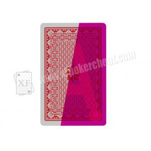 China Taiwan Royal Bridge Size 2 Index Plastic Marked Playing Cards For Contact Lenses supplier