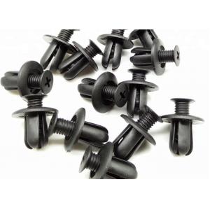 China Auto Car Plastic Rivet Fasteners / Mud Flap Bumper Fender Plastic Push Clips supplier